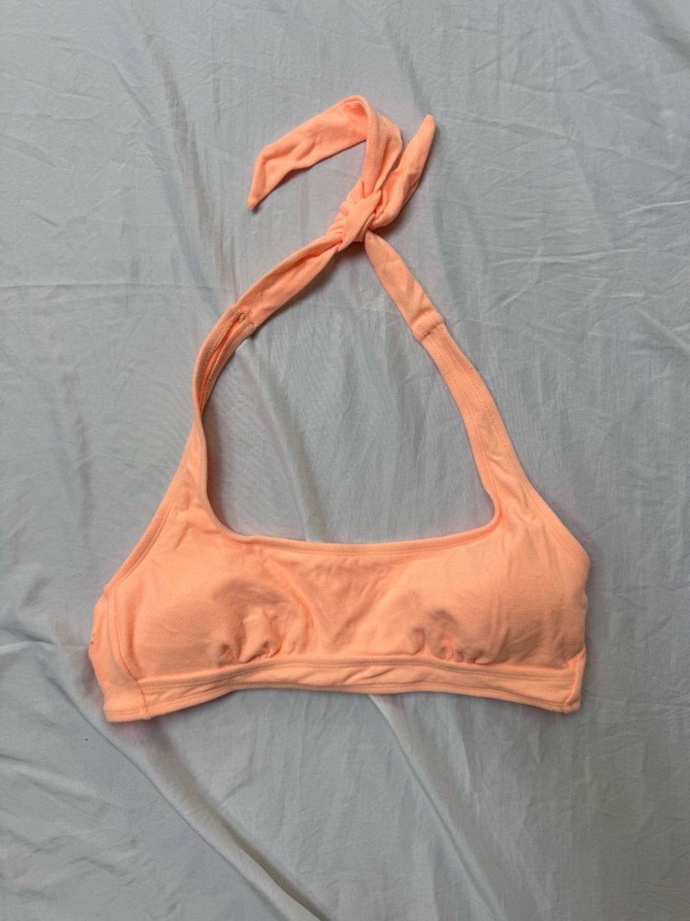 Target Peach Halter bikini top